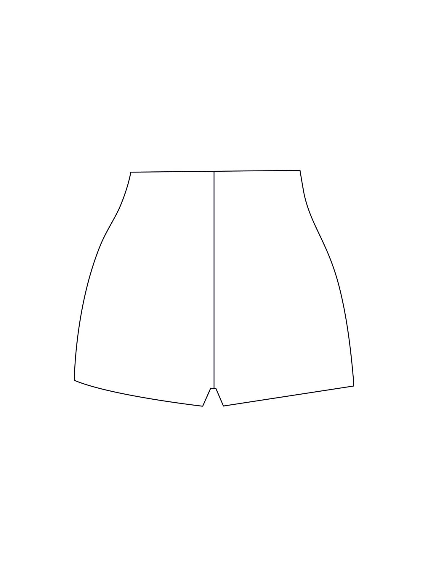 Custom half and half short shorts (inc mesh options)