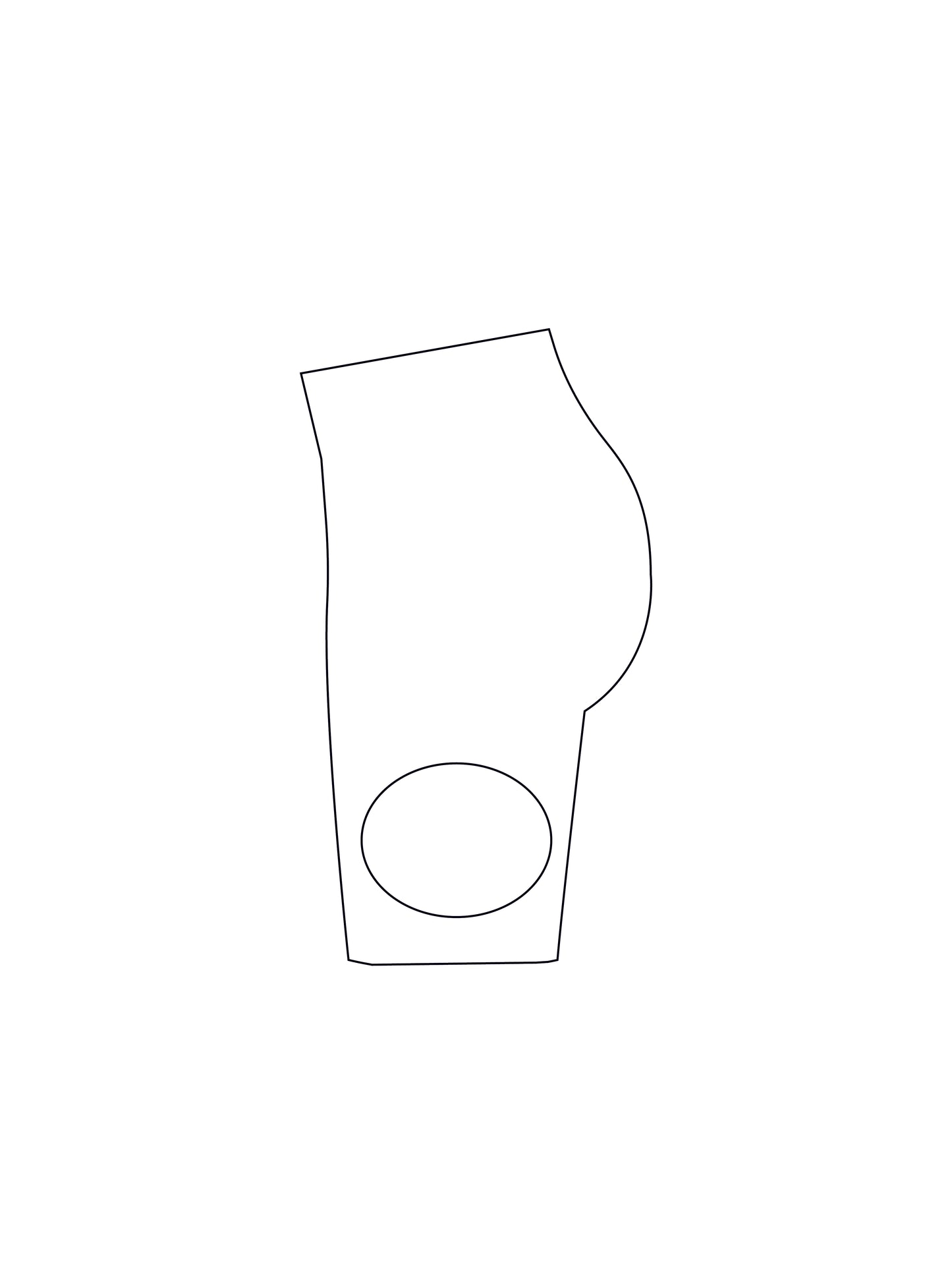 Custom cut out cycling shorts