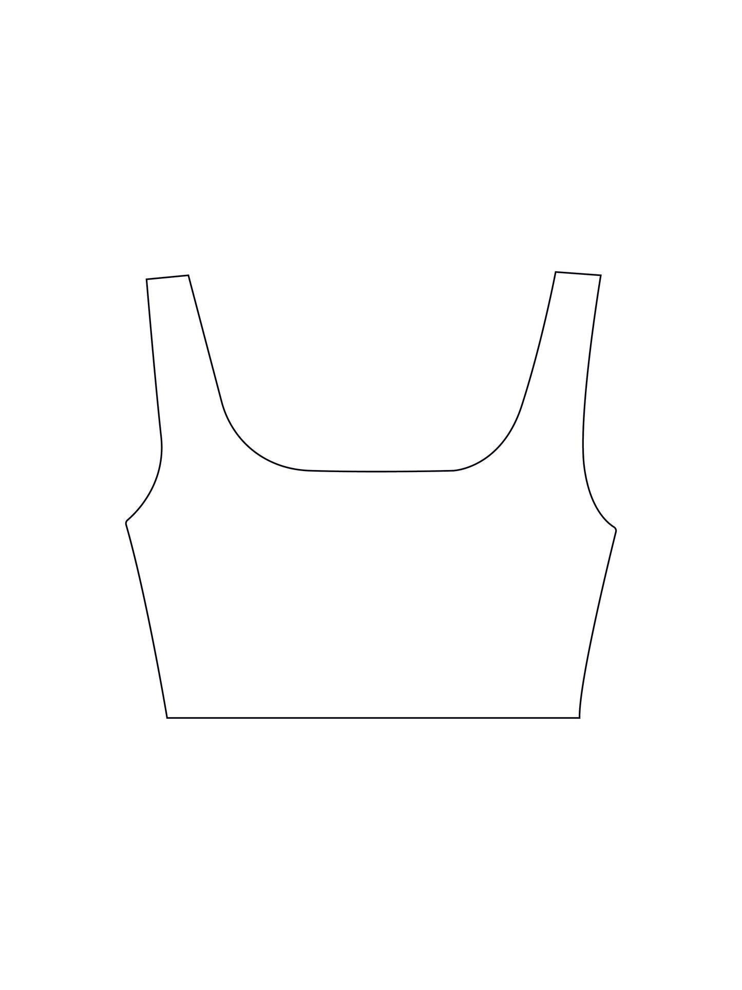 Custom lace up crop