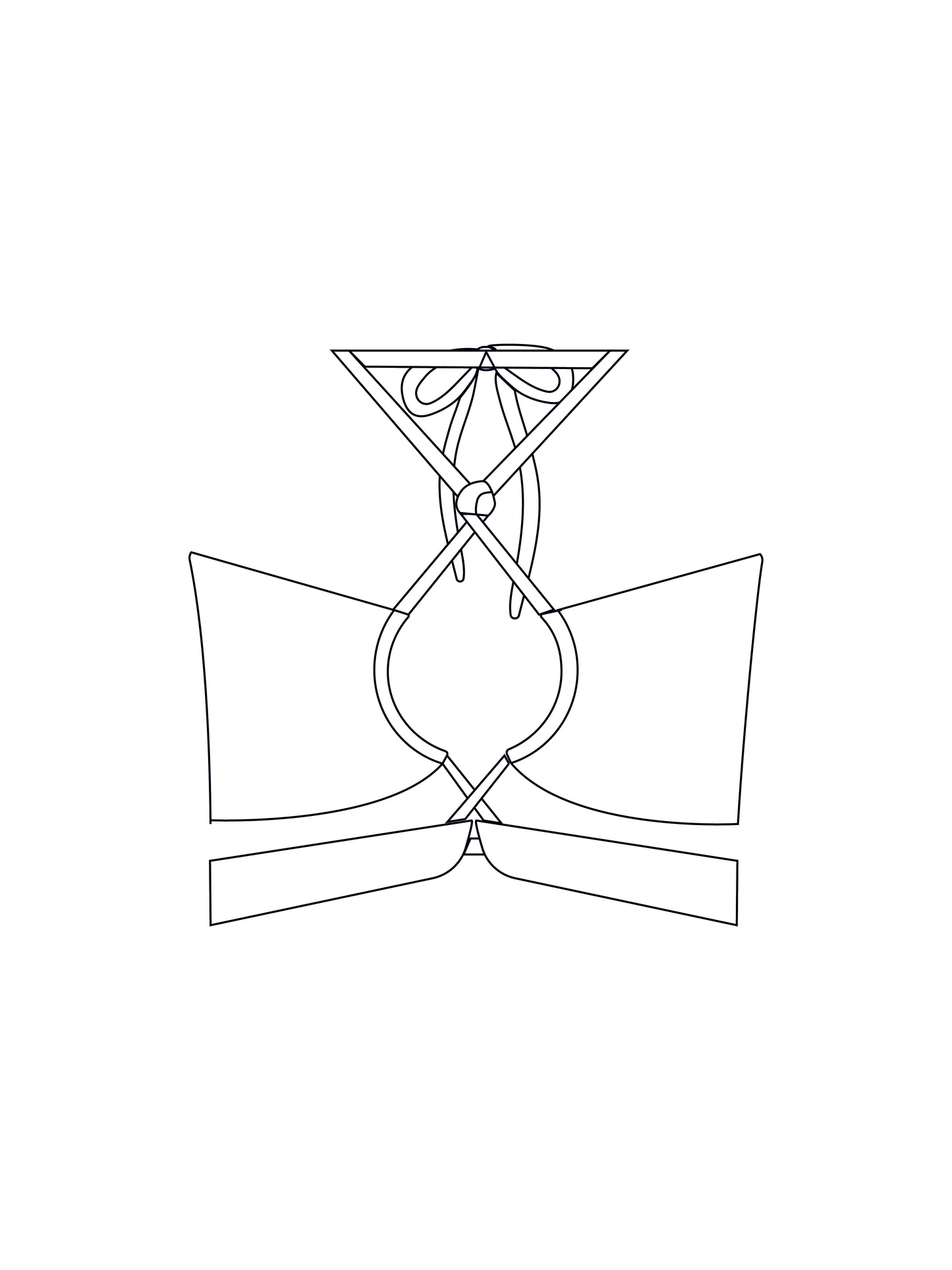 Custom cut out multi-way tie crop