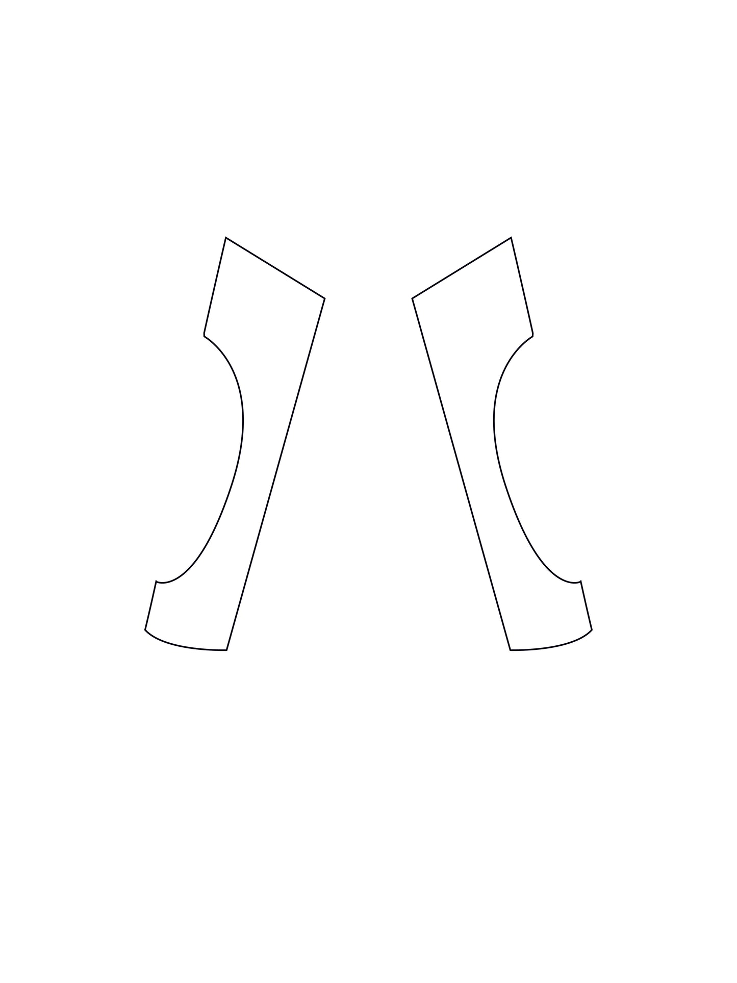Custom cut out sleeves