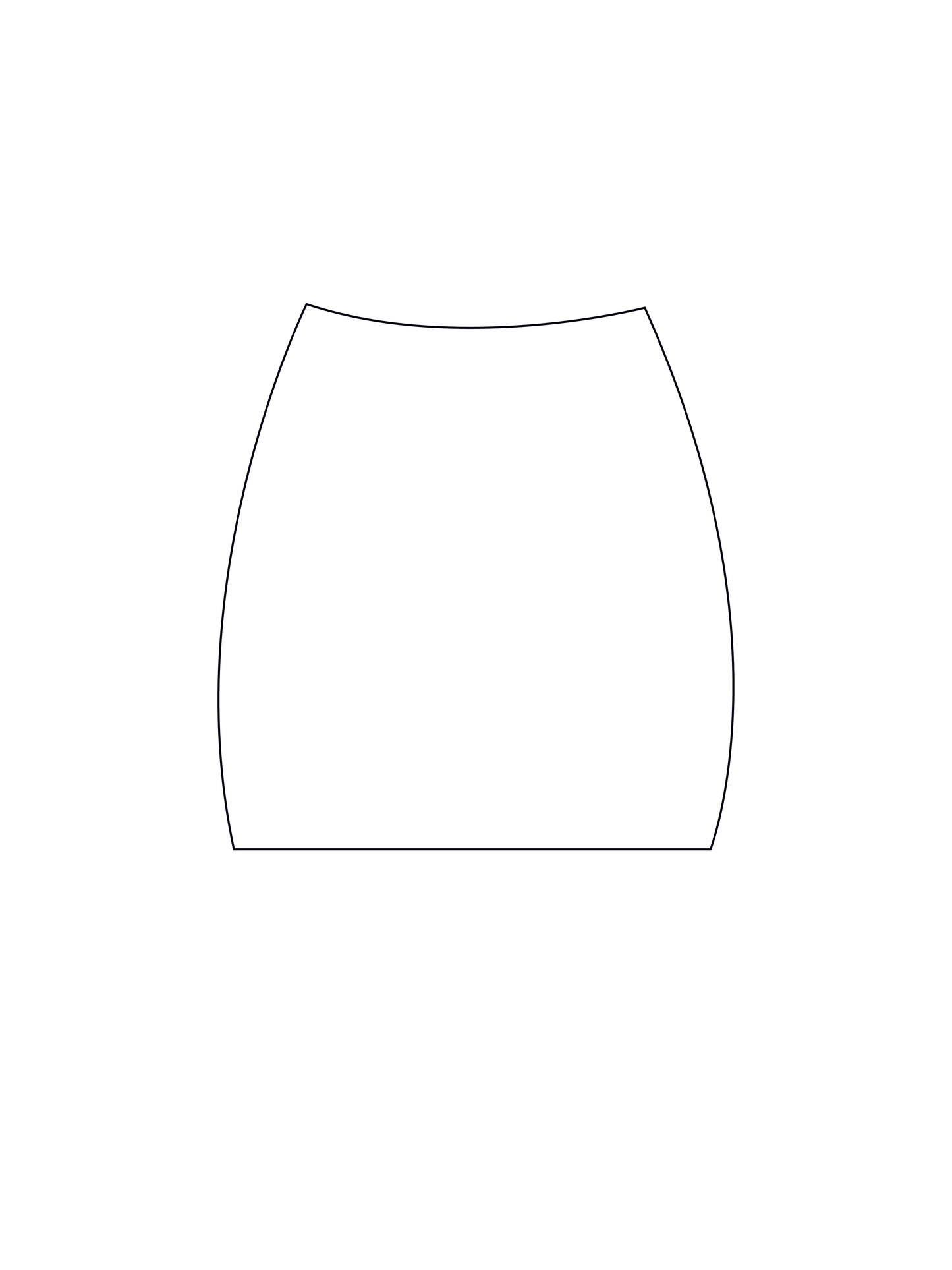 Custom bodycon skirt (inc mesh options)