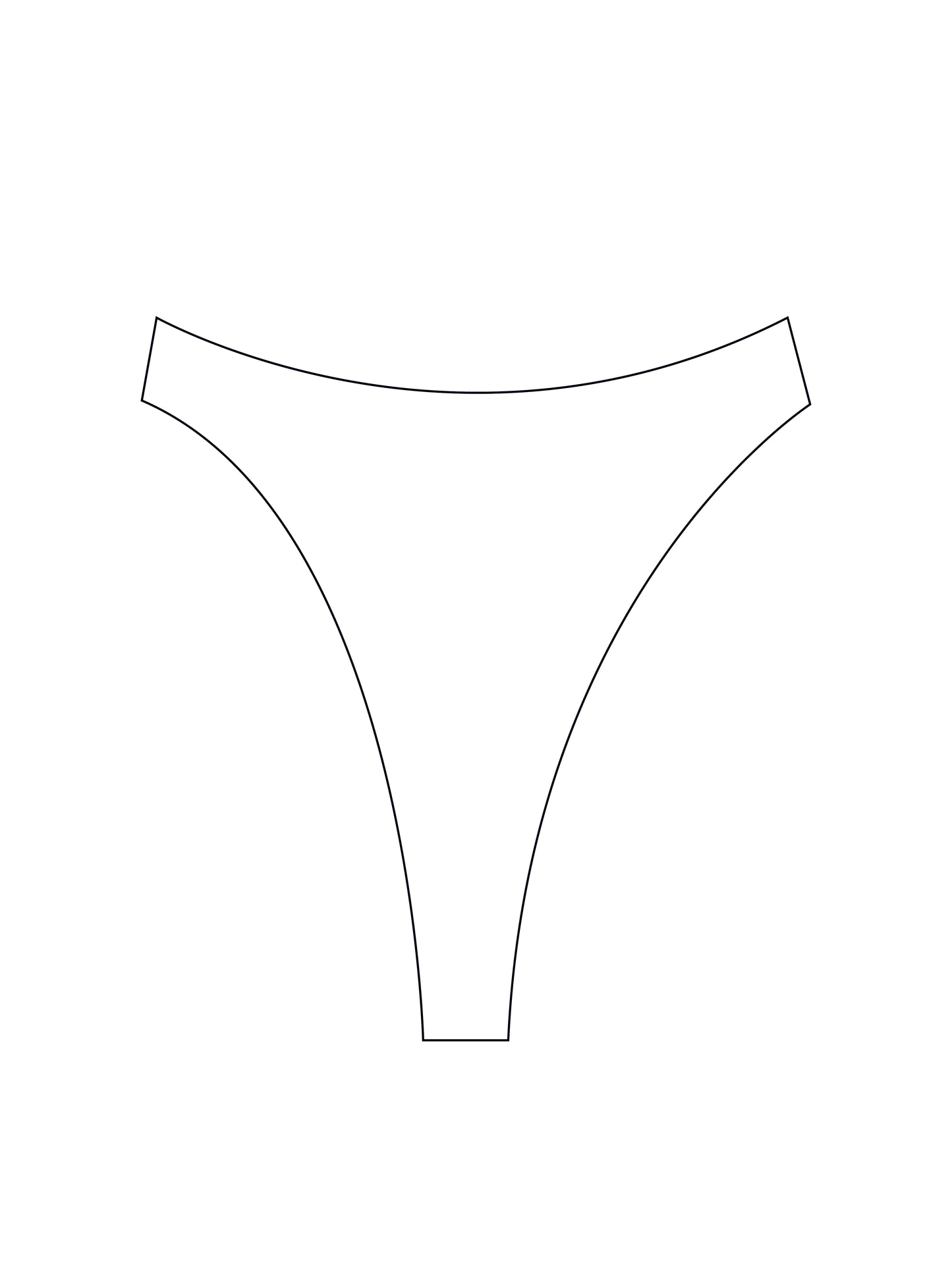 Custom chain clip bikini bottoms