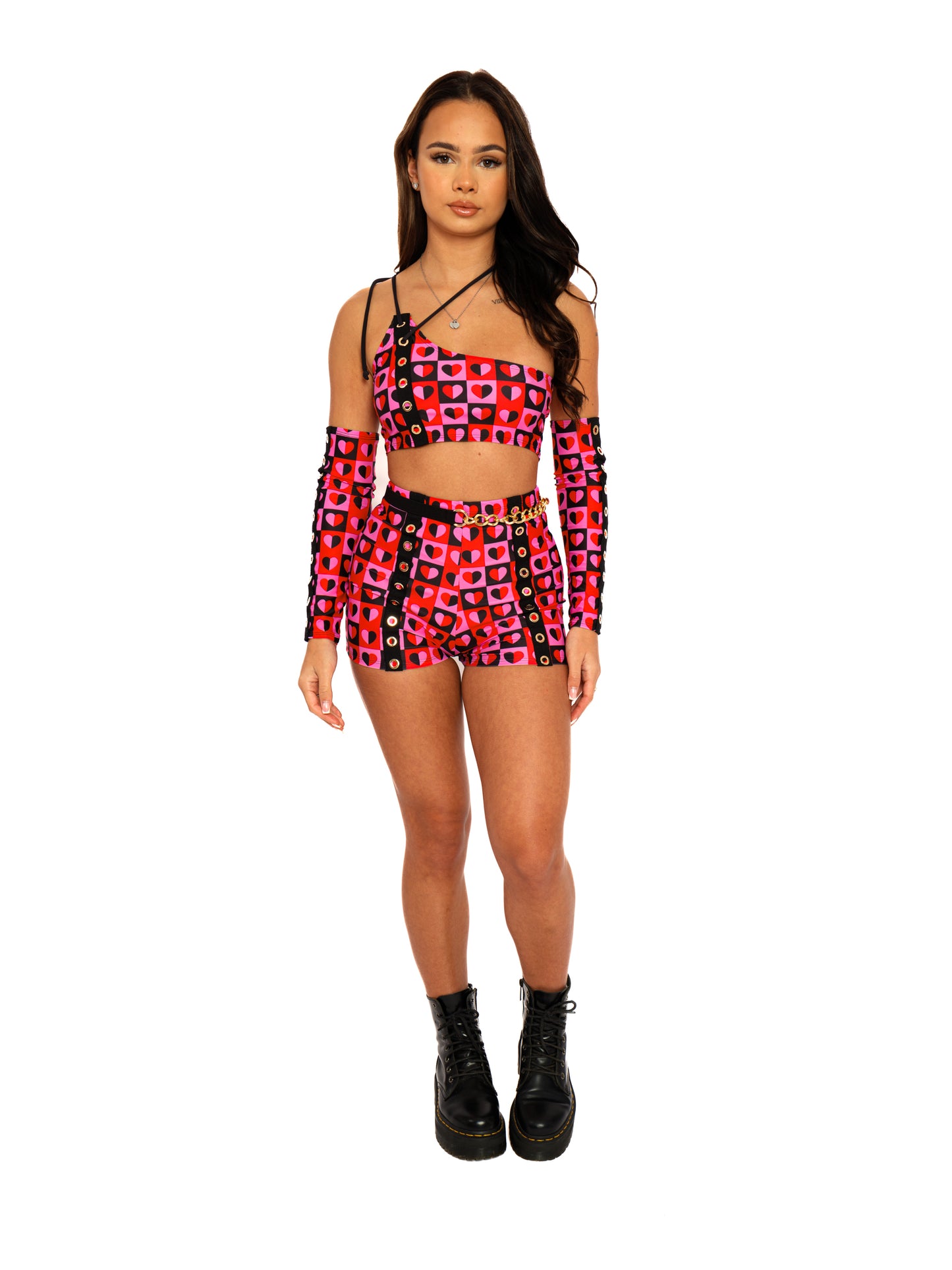 Eyelet 4 piece set full outfit (all 4 fabric options)
