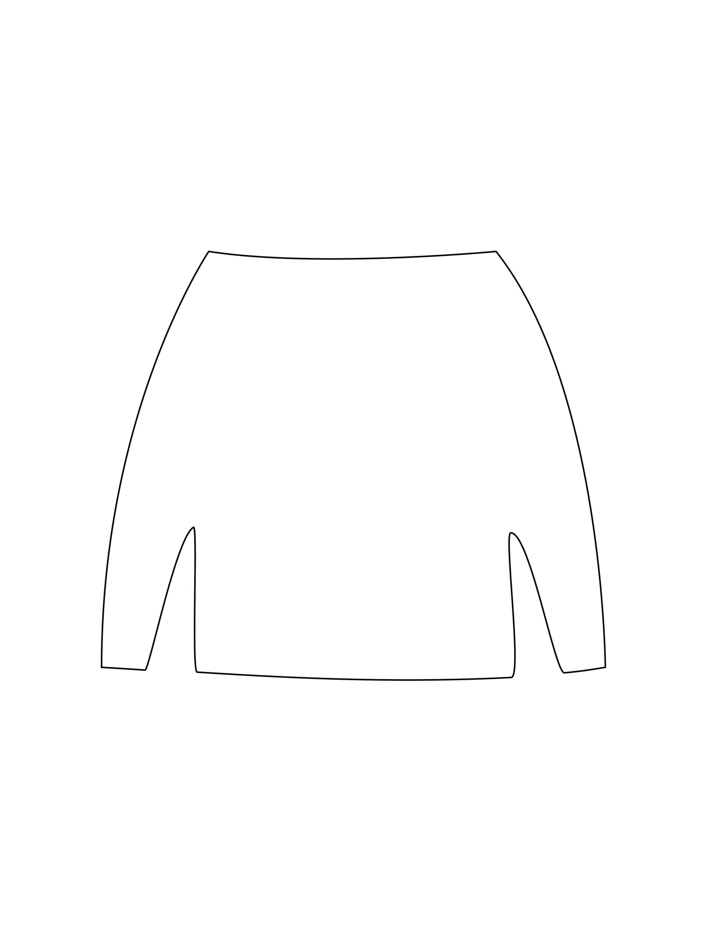 Custom double split skirt (inc mesh options)
