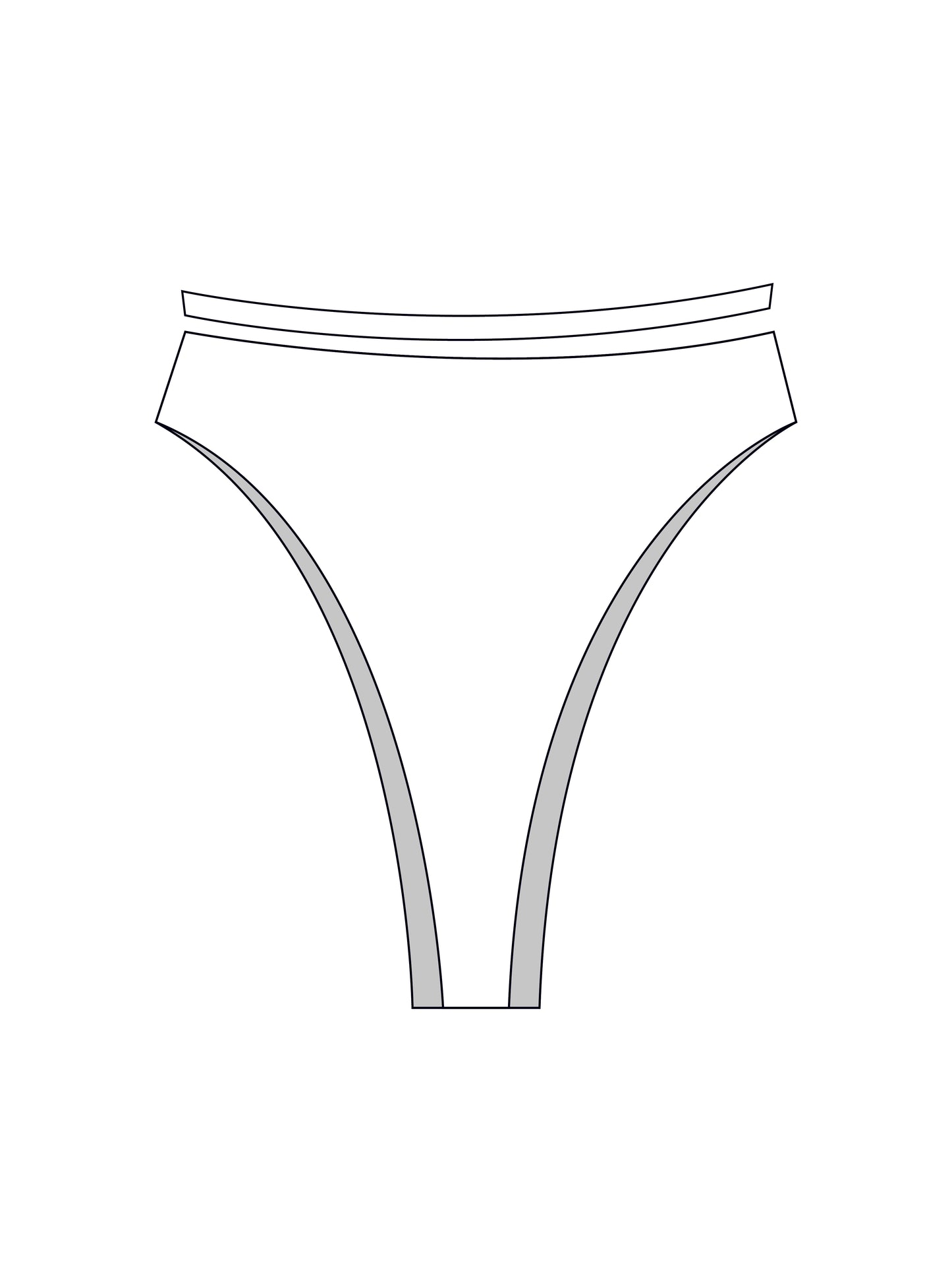 Custom multi-way tie bikini bottoms