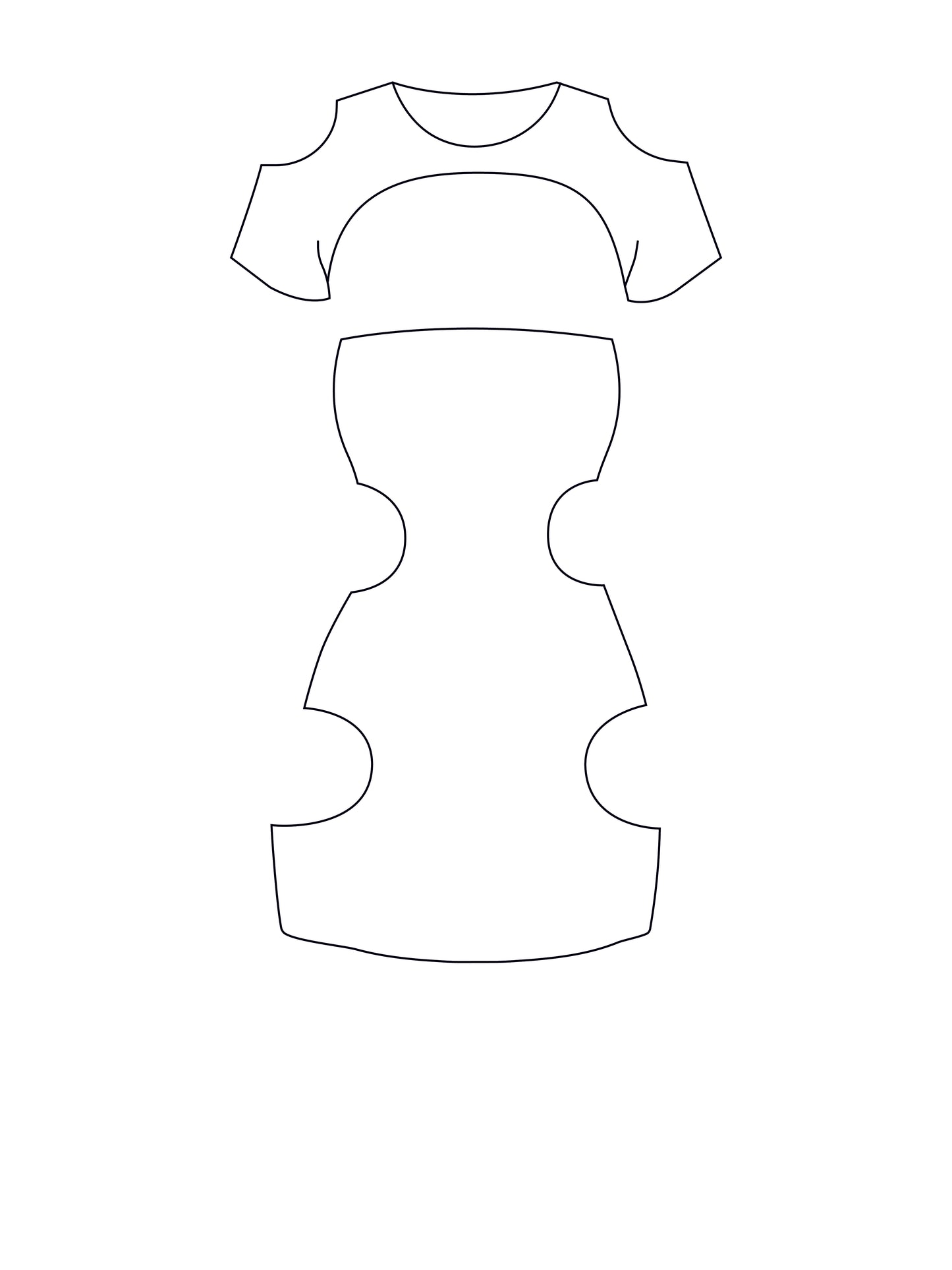 Custom cut out dress