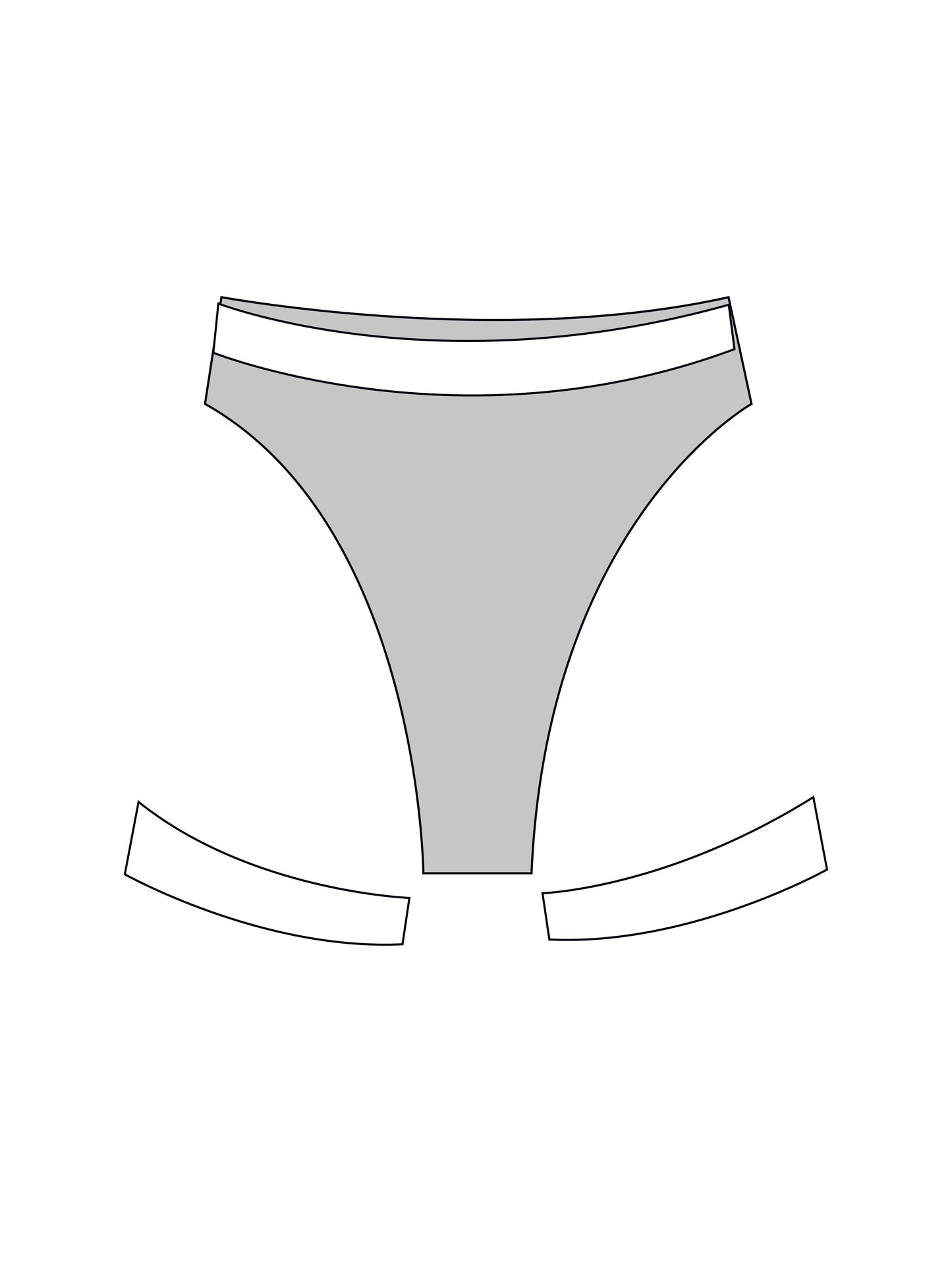 Custom suspender belt