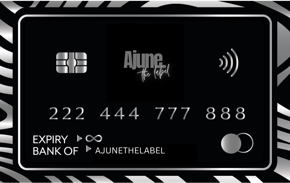 The AJUNE postal gift card