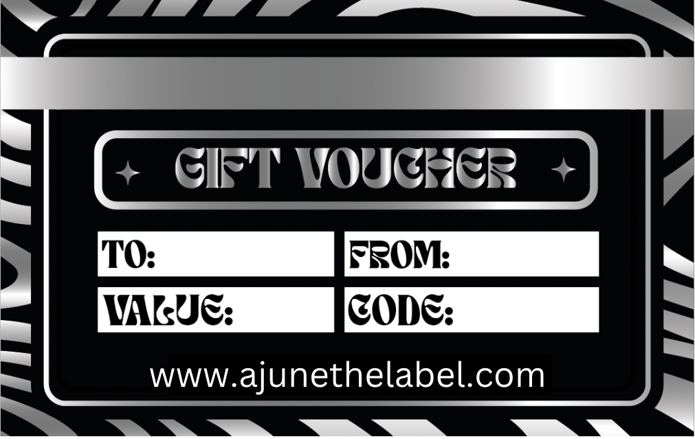 The AJUNE postal gift card
