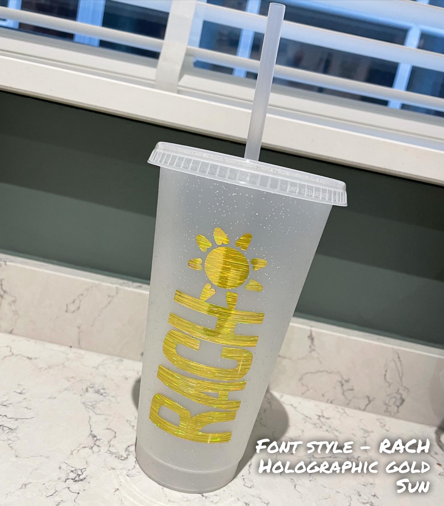 Reusable cold cup (all don’t/colour/personalisation options)
