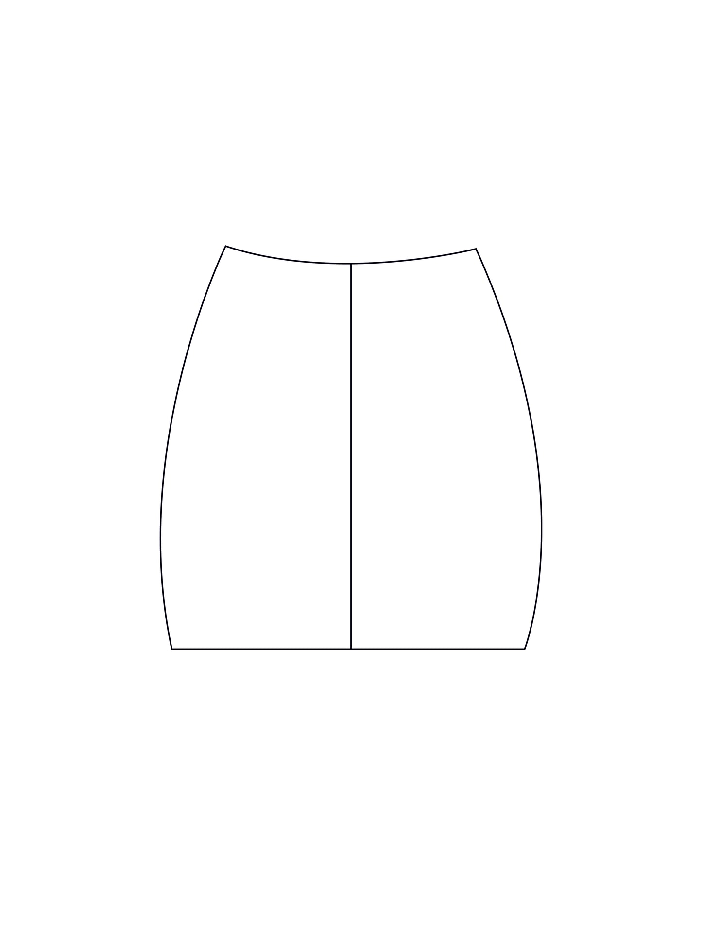 Custom half and half bodycon skirt (inc mesh options)