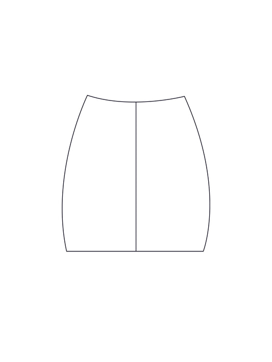 Custom half and half bodycon skirt (inc mesh options)