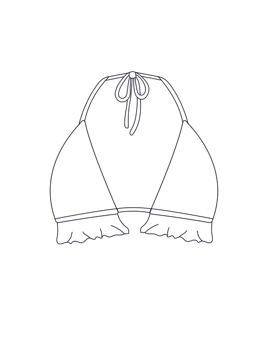Custom frilly bralet