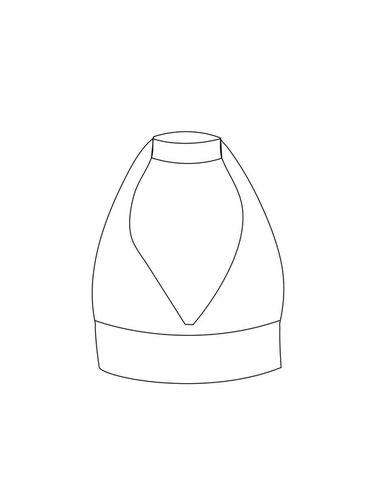 Custom halterneck bralet