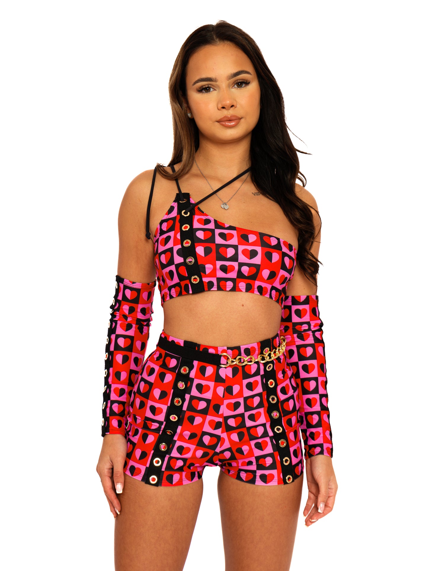 Eyelet 4 piece set full outfit (all 4 fabric options)