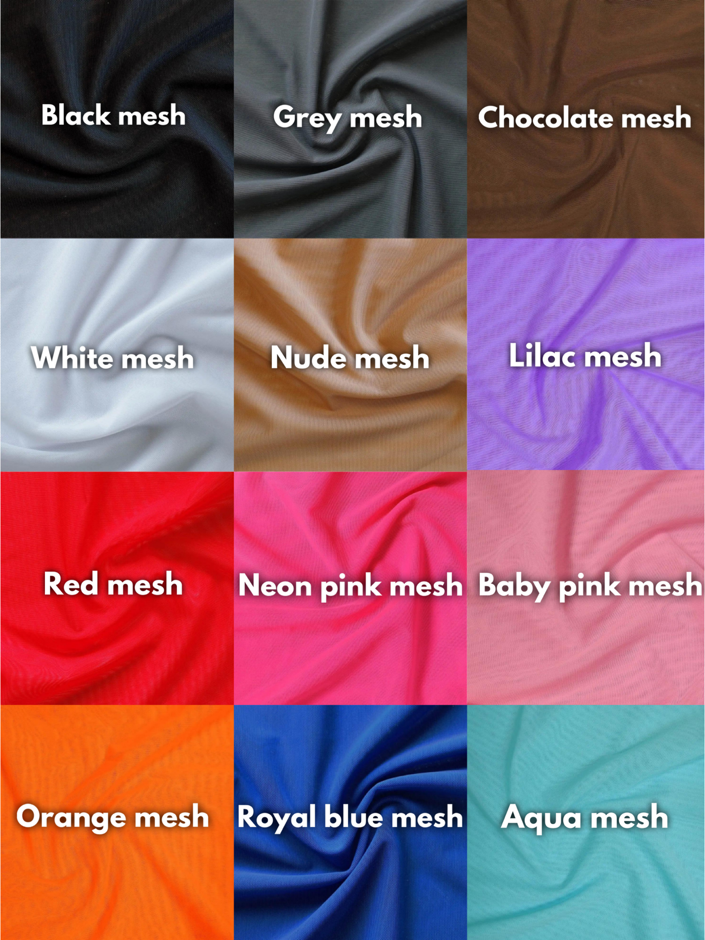Custom tie top skirt (inc mesh options)