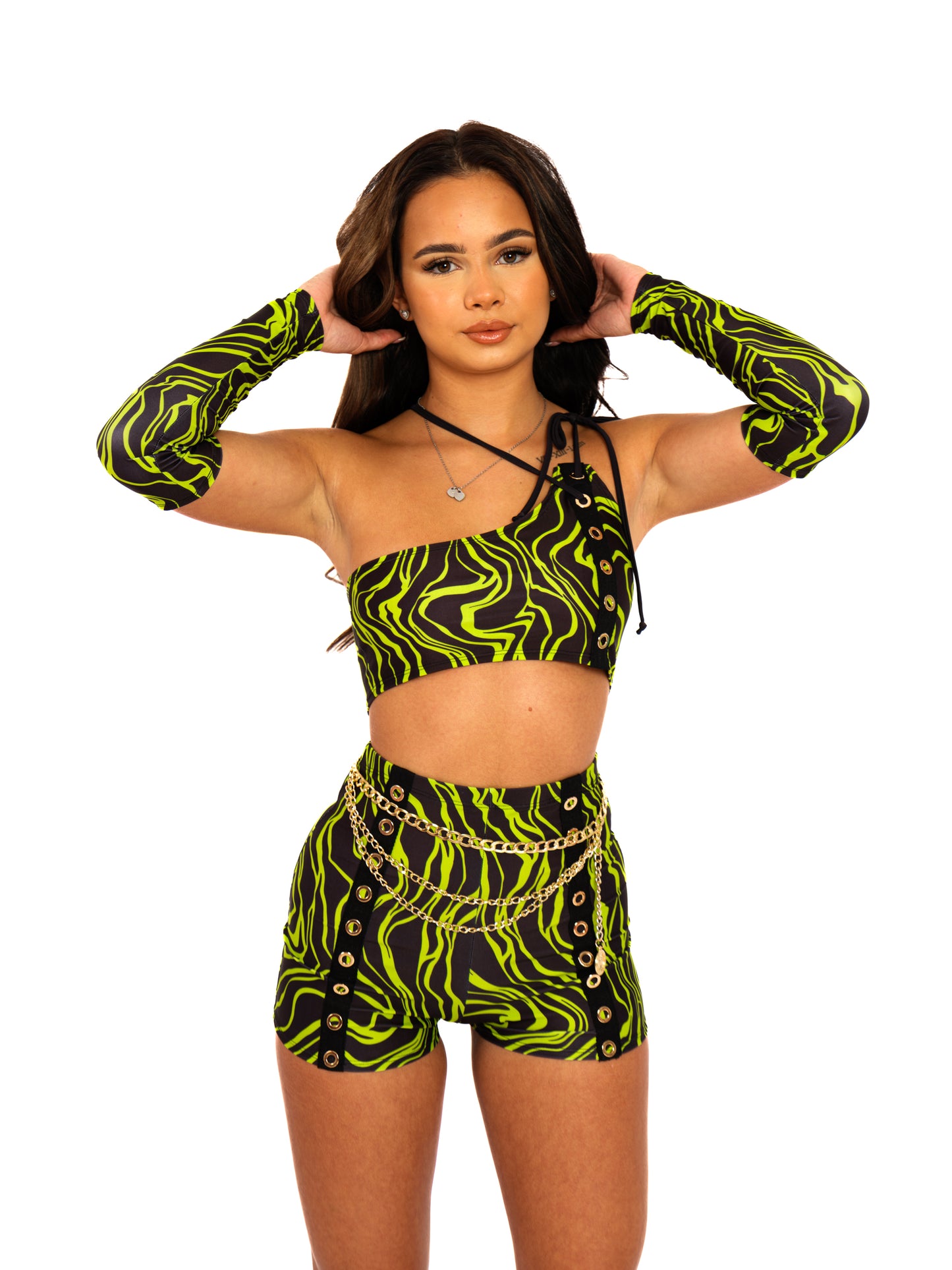 Eyelet 4 piece set full outfit (all 4 fabric options)