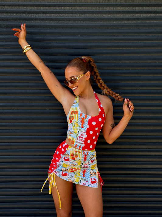 LA DOLCE VITA reversible halter