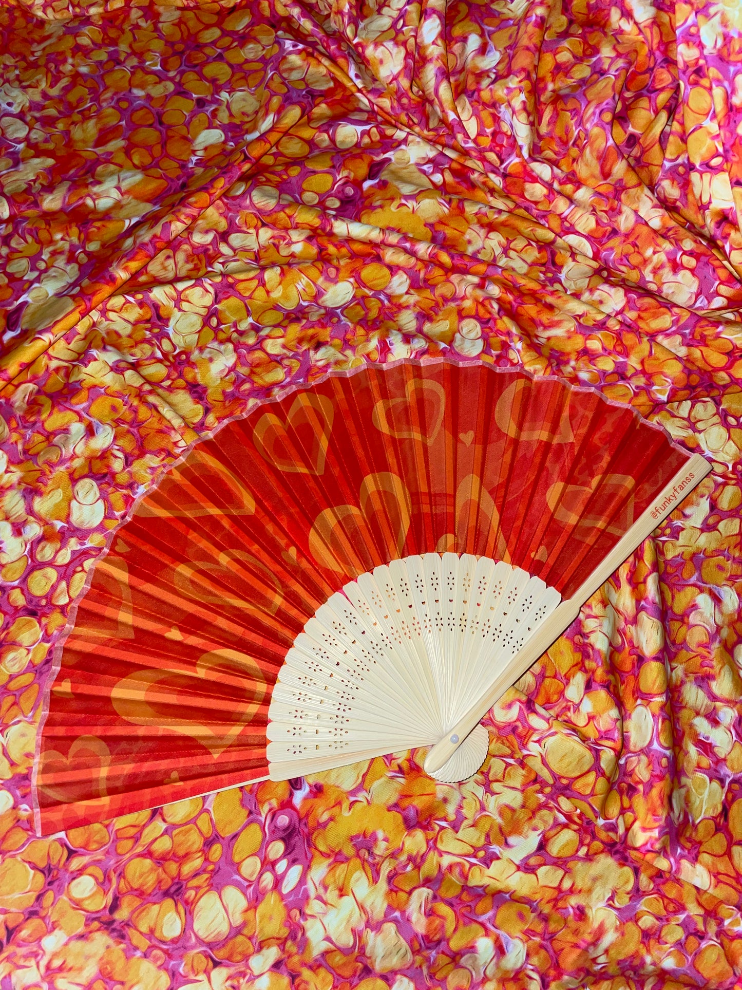 FNKY fan - Ibiza sunset (orange)